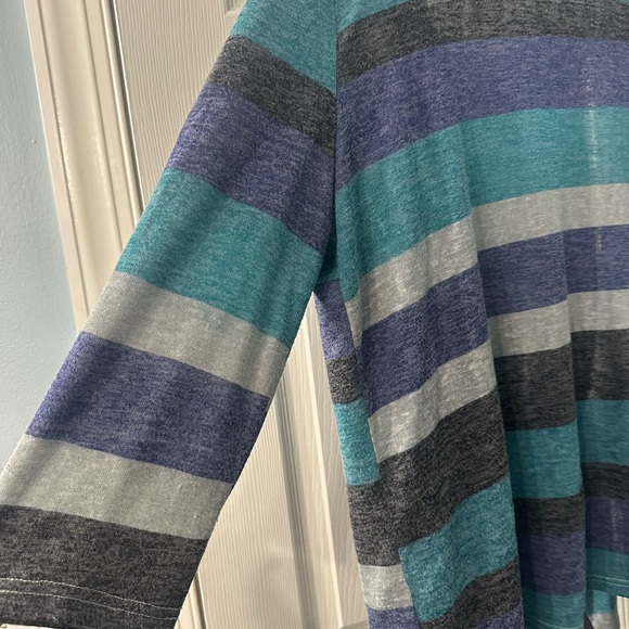 DEARCASE Women's Open Front Cardigans 3/4 Sleeve Draped Loose Cardigan size XL - Picture 6 of 7